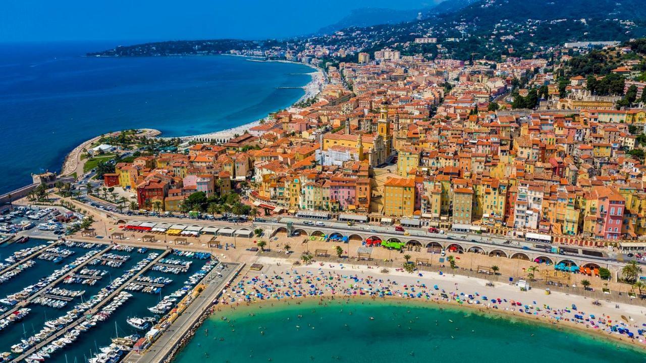 Corso Home- Central Apartment In Menton Luaran gambar