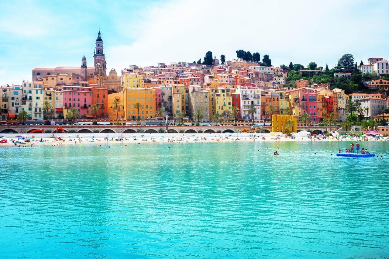 Corso Home- Central Apartment In Menton Luaran gambar